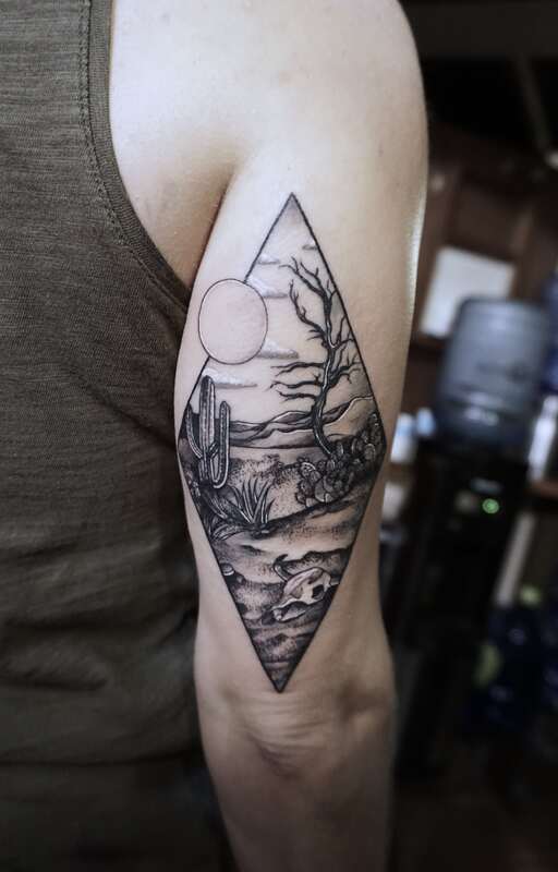 101 Best Desert Tattoo Ideas Youll Have to See to Believe  Outsons